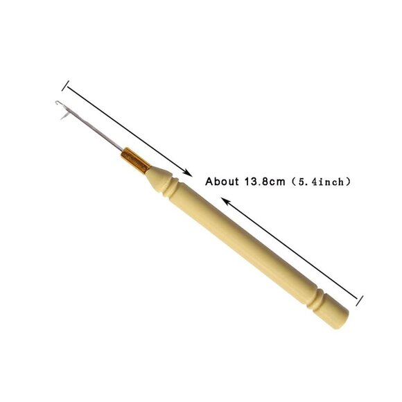 Hair Extensions Tool Kit: 200 Pcs Silicone Lined Micro Links Beads, 1 Three Hole - Picture 5 of 7